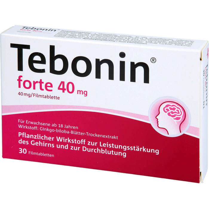 Tebonin forte 40 mg Tabletten, 30 pc Tablettes