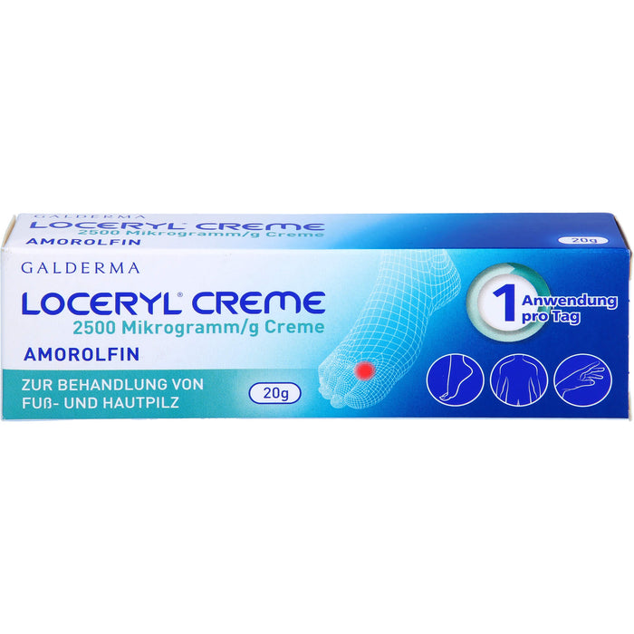 Loceryl Creme bei Fuß- und Hautpilz, 20 g Cream