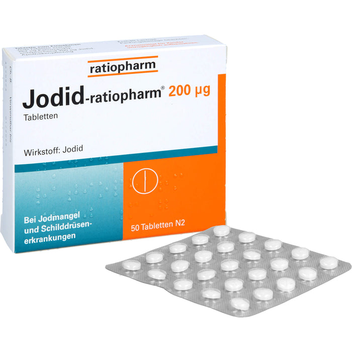 Jodid-ratiopharm 200 µg Tabletten, 50 pc Tablettes