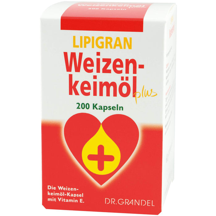 LIPIGRAN 1000 Weizenkeimöl plus, 200 pcs. Capsules