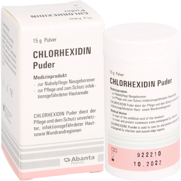 Abanta Pharma Chlorhexidin Puder, 15 g Poudre