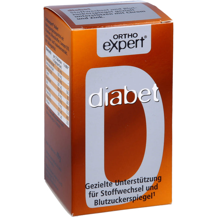Orthoexpert diabet Tabletten unterstützt gezielt den Stoffwechsel, 60 pc Tablettes