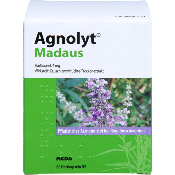 Agnolyt MADAUS Hartkapseln bei Regelbeschwerden, 60 pc Capsules