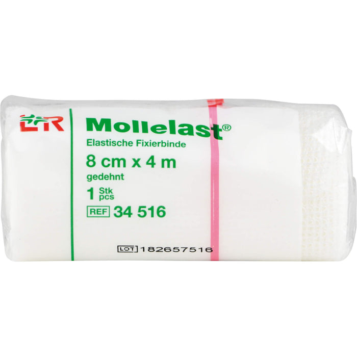 Mollelast Elastische Fixierbinde 8 cm x 4 m, 1 pc Bandage