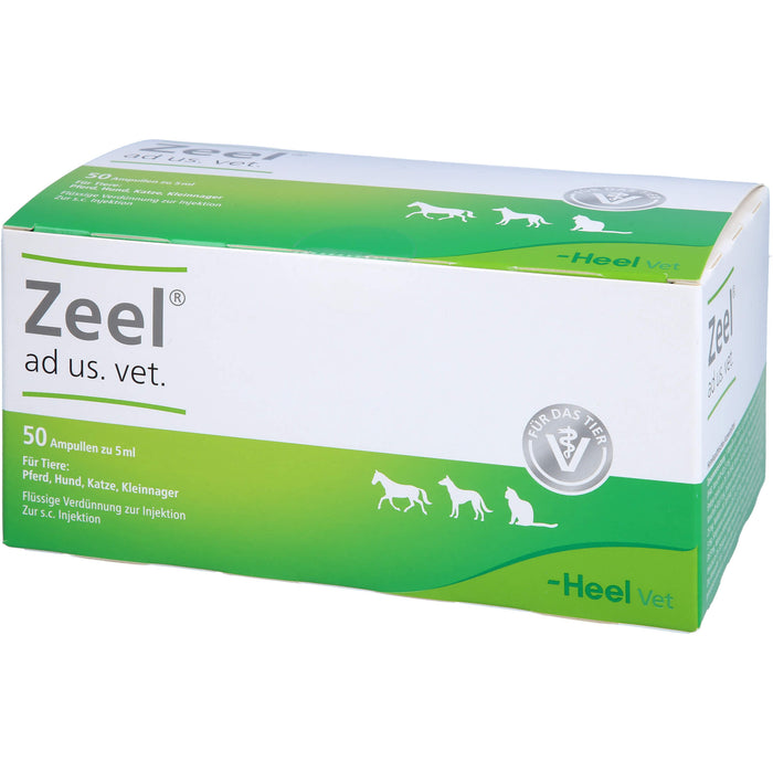 Zeel ad us. vet. flüssige Verdünnung für Pferd, Hund, Katze und Kleinnager, 50 pc Ampoules