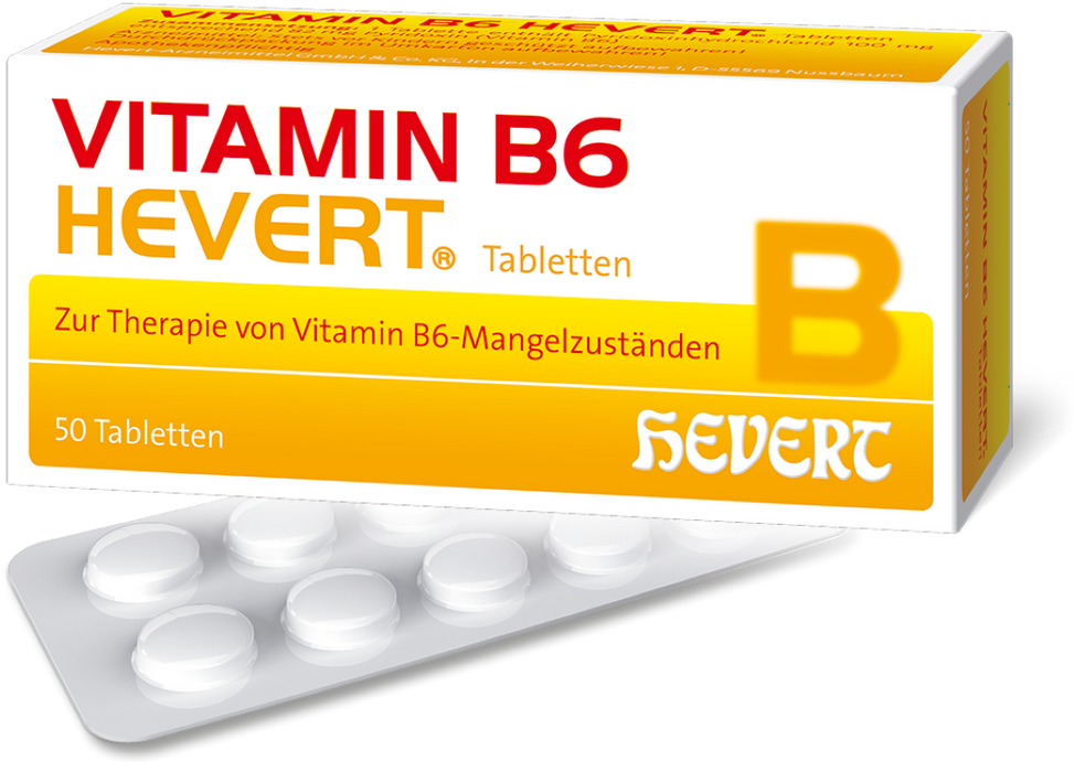 Vitamin B6 Hevert Tabletten, 50 pc Tablettes