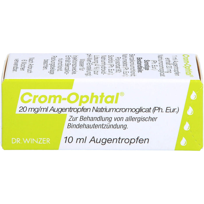 Crom-Ophtal, 20 mg/ml Augentropfen, Lösung, 10 ml Solution