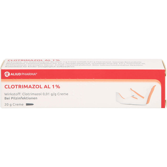 Clotrimazol AL 1 % Creme bei Pilzinfektionen, 20 g Crème