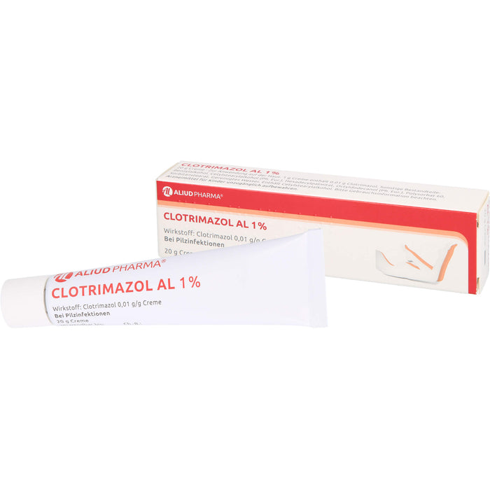 Clotrimazol AL 1 % Creme bei Pilzinfektionen, 20 g Cream