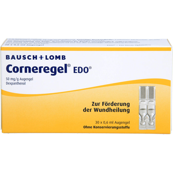 Corneregel EDO Augengel zur Förderung der Wundheilung, 30 pcs. Single-dose pipettes