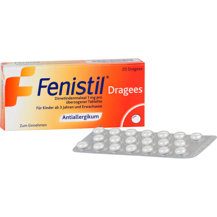 Fenistil kohlpharma Dragees bei Allergien, 20 pcs. Tablets