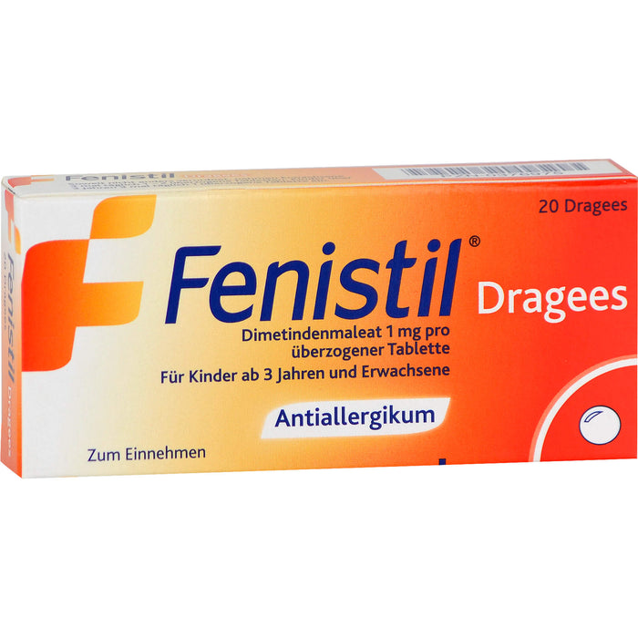 Fenistil kohlpharma Dragees bei Allergien, 20 pcs. Tablets