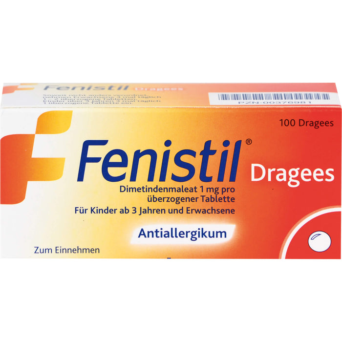 Fenistil kohlpharma Dragees bei Allergien, 100 St. Tabletten