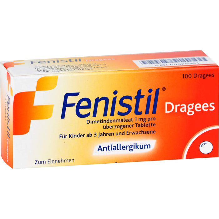 Fenistil kohlpharma Dragees bei Allergien, 100 pc Tablettes