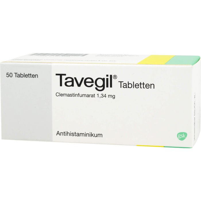Tavegil Tabletten Antihistaminikum Reimport Kohlpharma, 50 pc Tablettes