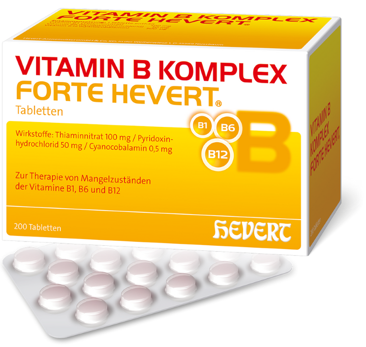 Vitamin B Komplex forte Hevert Tabletten, 200 pc Tablettes