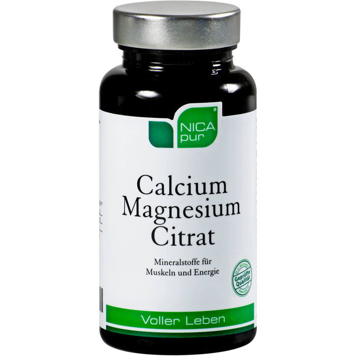 NICApur Calcium Magnesium Citrat Kapseln, 60 pc Capsules