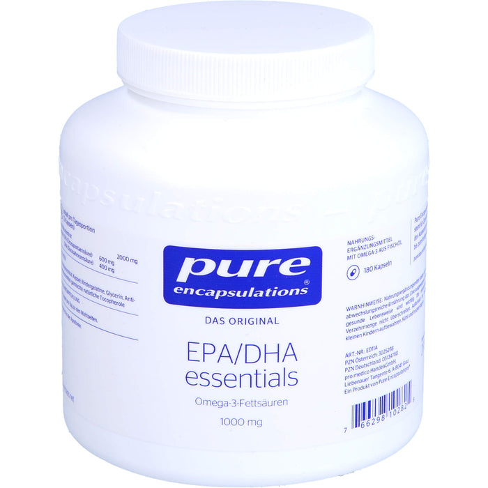 pure encapsulations EPA/DHA essentials 1000 mg Kapseln, 180 pcs. Capsules