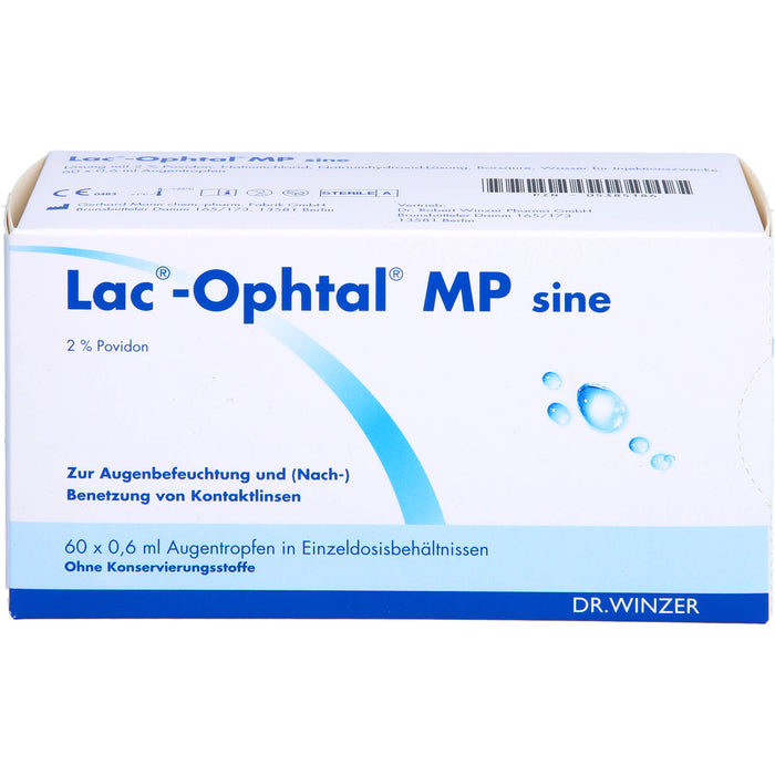 Lac-Ophtal MP sine Lösung zur Augenbefeuchtung, 60 pcs. Single-dose pipettes