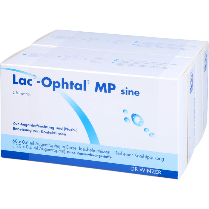 Lac-Ophtal MP sine Lösung, 120 pcs. Single-dose pipettes