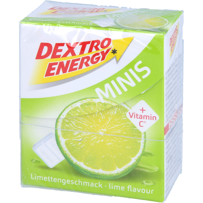 DEXTRO ENERGY minis Limette Täfelchen, 50 g Comprimés