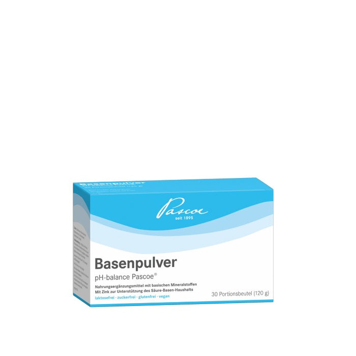 Pascoe Basenpulver pH-balance zur Unterstützung des Säure-Basen Haushalts, 30 pc Sachets