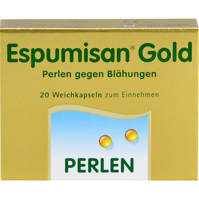 Espumisan Gold Perlen gegen Blähungen, 20 pc Capsules