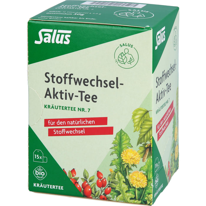 Salus Stoffwechsel-Aktiv Tee Kräutertee Nr. 7, 15 St. Filterbeutel