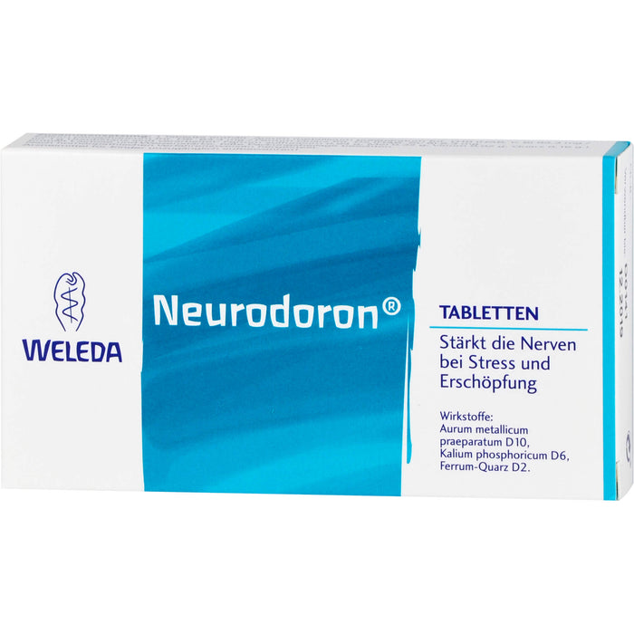 WELEDA Neurodoron Tabletten bei Stress und Erschöpfung, 80 pc Tablettes