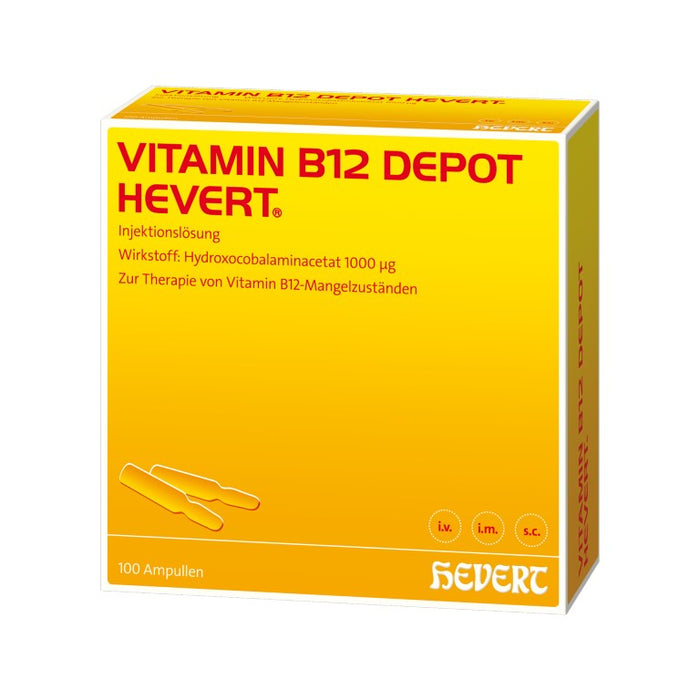 Vitamin B12 Depot Hevert Ampullen, 100 pcs. Ampoules