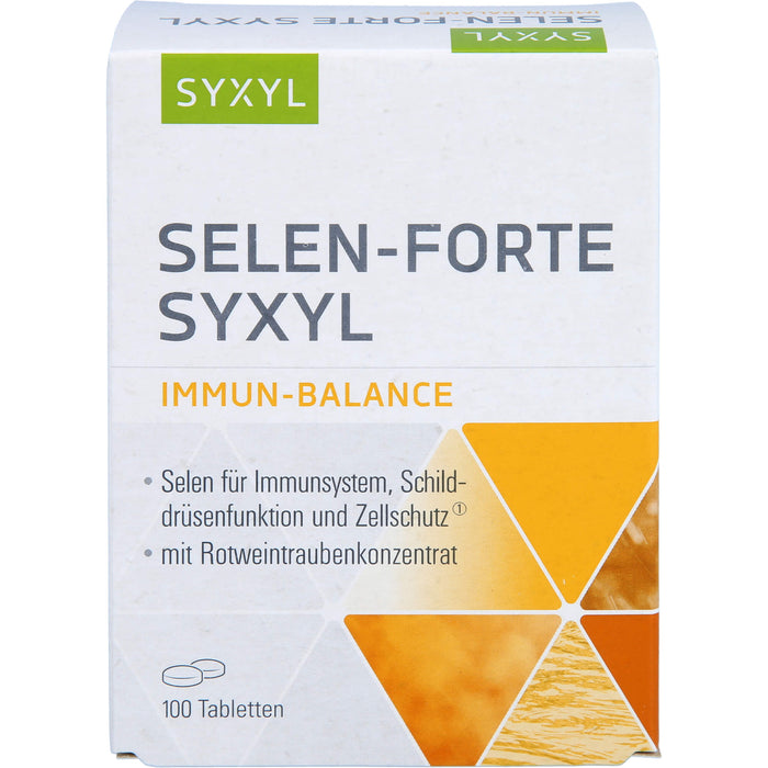 SYXYL Selen-Forte Immun-Balance Tabletten, 100 pcs. Tablets