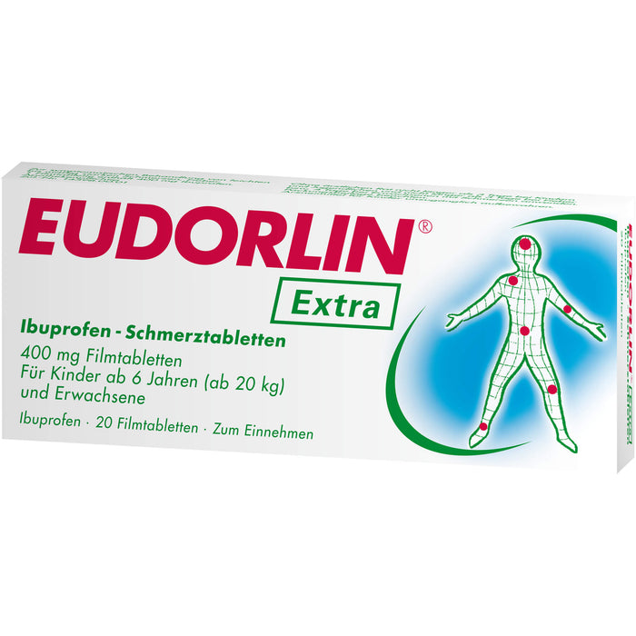 Eudorlin Extra Ibuprofen-Schmerztabletten, 20 pc Tablettes