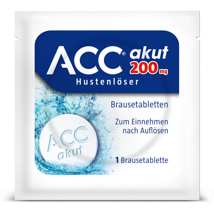 ACC akut 200 mg Hustenlöser Brausetabletten, 20 pcs. Tablets