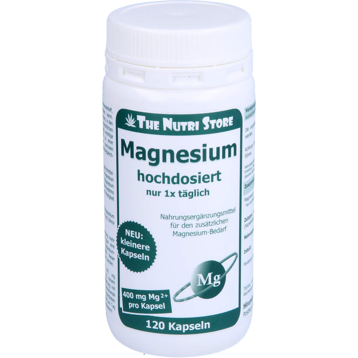 THE NUTRI STORE Magnesium 400 mg Kapseln, 120 pc Capsules