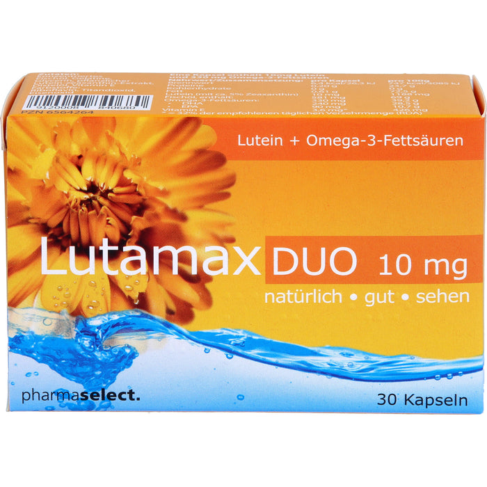 Lutamax Duo 10 mg Kapseln Lutein + Omega-3-Fettsäuren, 30 pcs. Capsules
