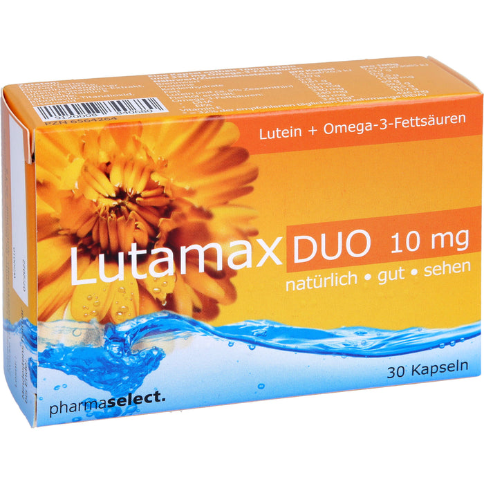 Lutamax Duo 10 mg Kapseln Lutein + Omega-3-Fettsäuren, 30 pcs. Capsules