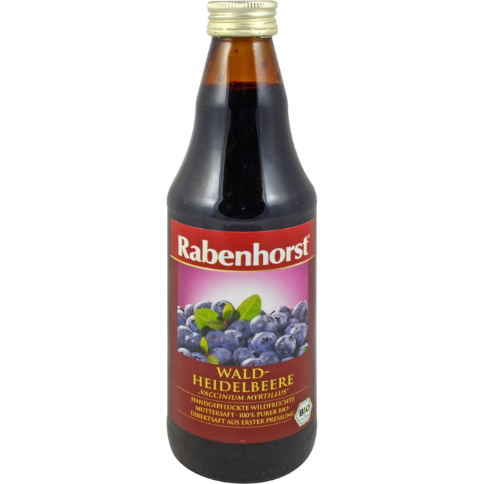 Rabenhorst Wald-Heidelbeere Muttersaft, 330 ml Solution