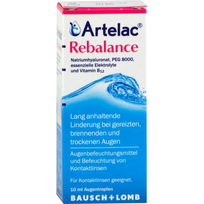 Artelac Rebalance Augentropfen Tropfflasche, 10 ml Solution