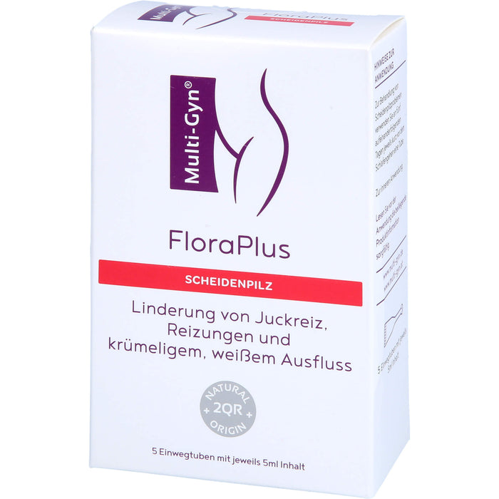 Multi-Gyn FloraPlus gegen Scheidenpilz Einwegtuben, 5 pc Tubes