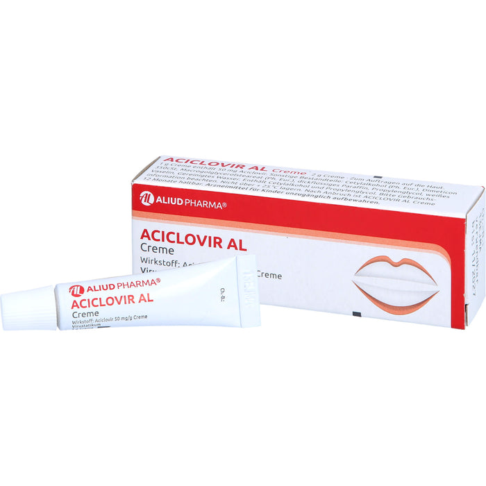 Aciclovir AL Creme Virustatikum, 2 g Crème