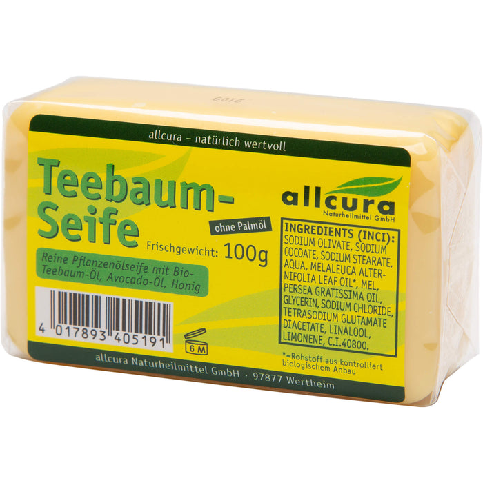 Teebaum Seife, 1 St. Seifenstück