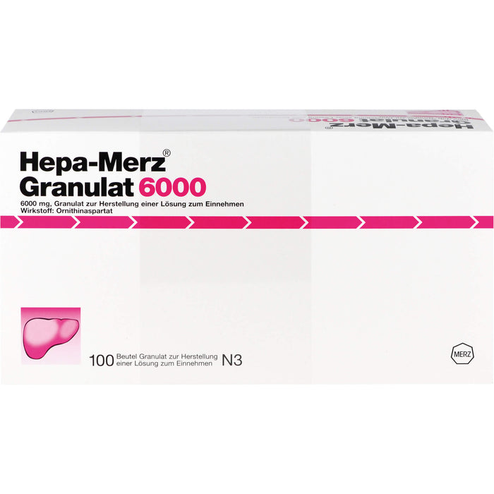 Hepa-Merz Granulat 6000 Lebertherapeutikum, 100 pc Sachets