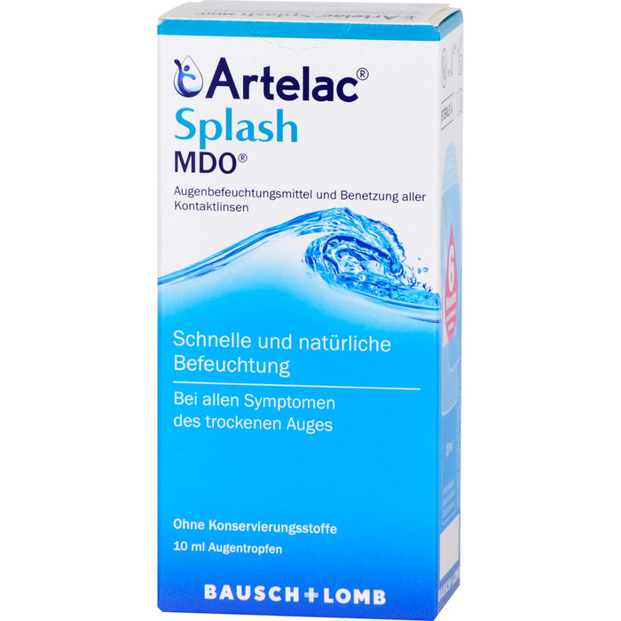 Artelac Splash Augentropfen MDO, 10 ml Solution