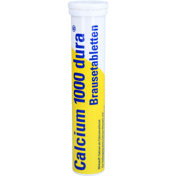 Calcium 1000 dura Brausetabletten, 20 pcs. Effervescent tablets