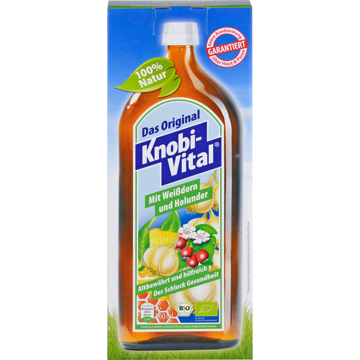Knobi-Vital Lösung Mit Weißdorn und Holunder, 960 ml Solution