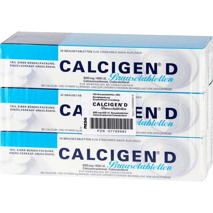 CALCIGEN D Brausetabletten, 120 pc Tablettes