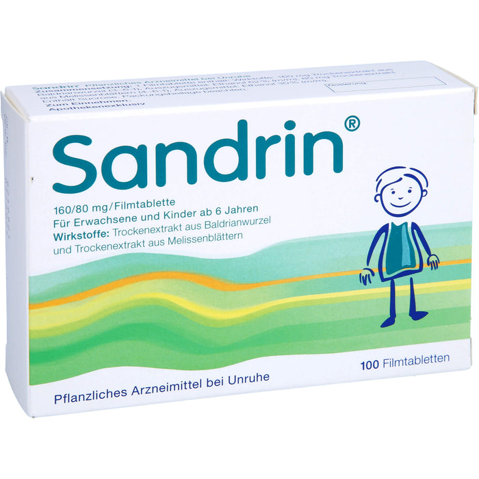 Sandrin Filmtabletten bei Unruhe, 100 pcs. Tablets