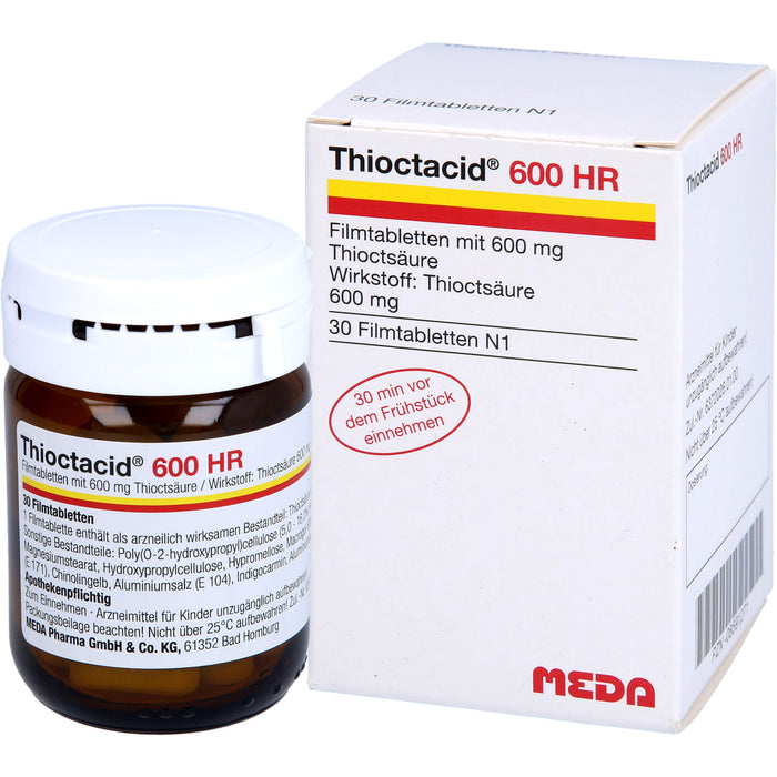 Thioctacid 600 HR Filmtabletten bei diabetischer Polyneuropathie, 30 pc Tablettes