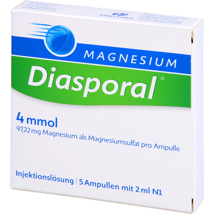 Magnesium-Diasporal Injektionslösung, 5 pcs. Ampoules