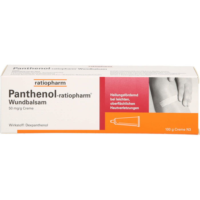 Panthenol-ratiopharm Wundbalsam heilungsfördernde Creme, 100 g Cream